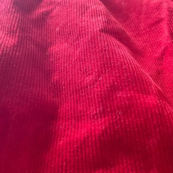 Vintage dead stock kbrand red snap button jacket